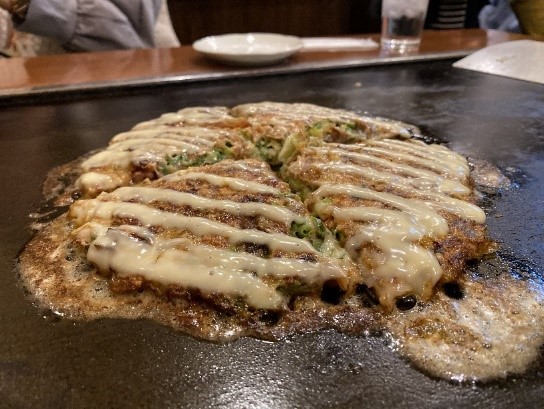 写真:お好み焼き
